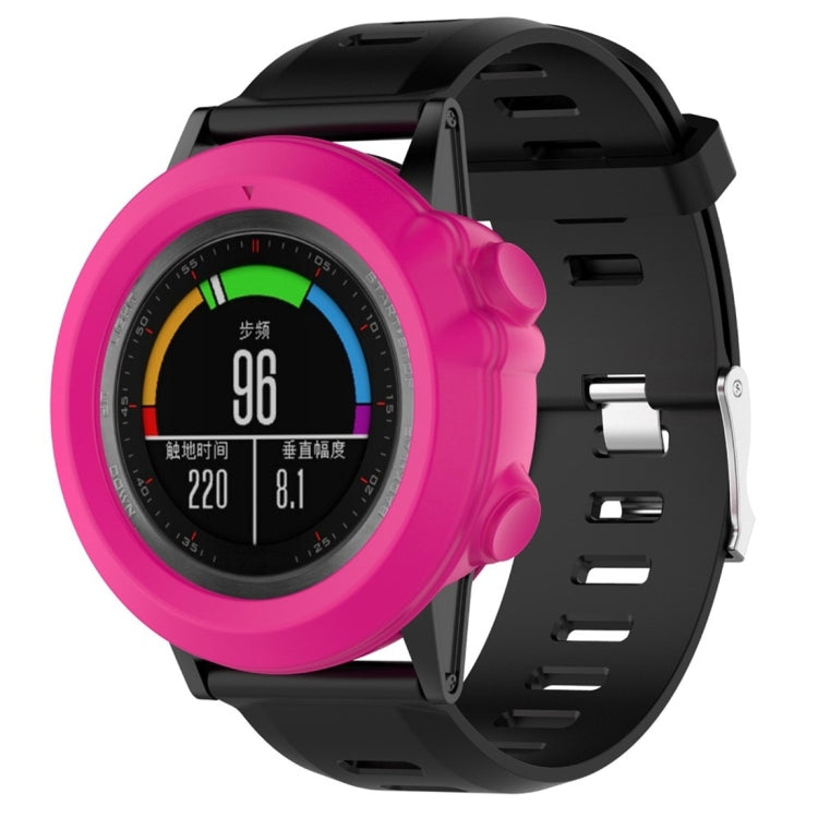 Smart Watch Silicone Protective Case for Garmin Fenix 3(Rose Red) - Watch Cases by buy2fix | Online Shopping UK | buy2fix