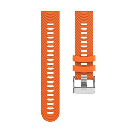Smart Watch Silicone Watch Band for Garmin Forerunner 245(Orange) - Watch Bands by buy2fix | Online Shopping UK | buy2fix