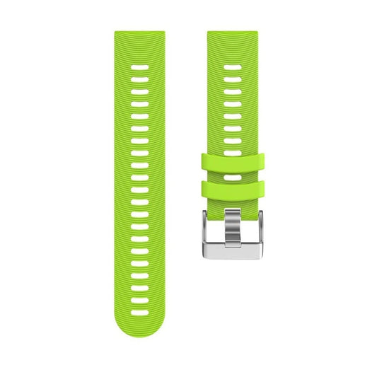 Smart Watch Silicone Watch Band for Garmin Forerunner 245(Green) - Watch Bands by buy2fix | Online Shopping UK | buy2fix