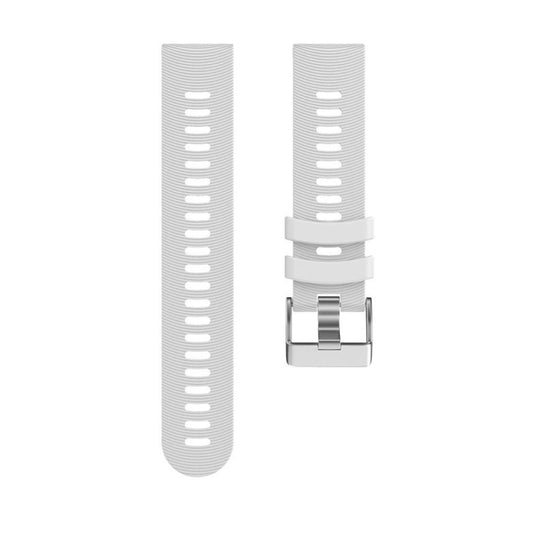 Smart Watch Silicone Watch Band for Garmin Forerunner 245(White) - Watch Bands by buy2fix | Online Shopping UK | buy2fix