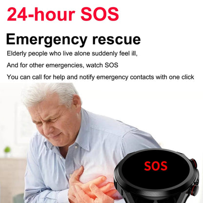 ET310 1.39 inch IPS Screen IP67 Waterproof Leather Band Smart Watch, Support Body Temperature Monitoring / ECG (Brown) by buy2fix