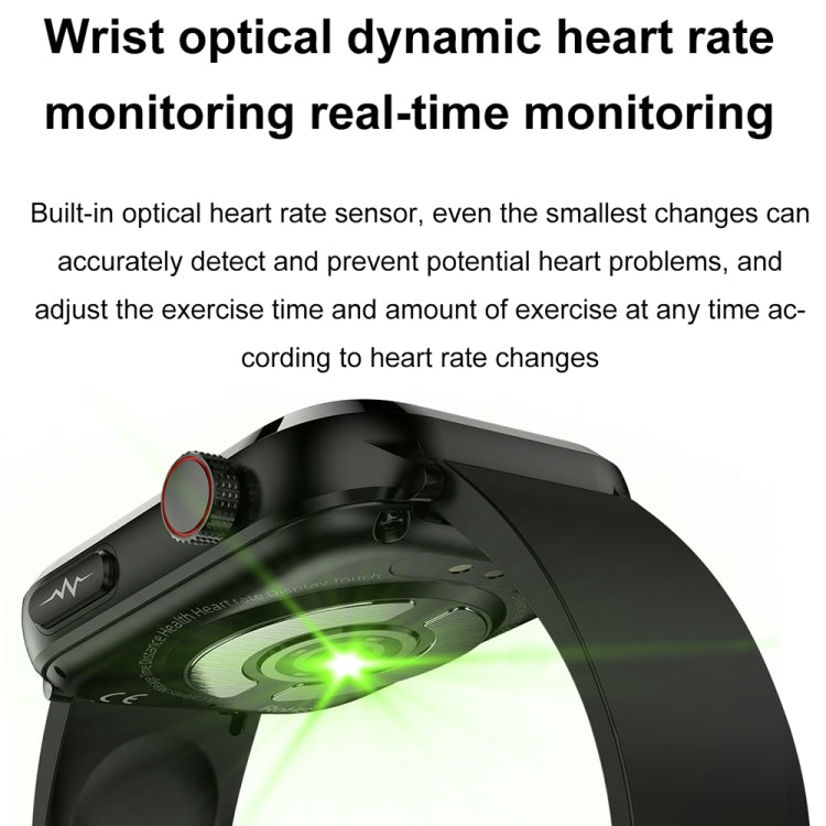 ET210 1.91 inch IPS Screen IP67 Waterproof Silicone Band Smart Watch, Support Body Temperature Monitoring / ECG (Red) by buy2fix