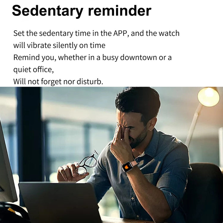 ET210 1.91 inch IPS Screen IP67 Waterproof Silicone Band Smart Watch, Support Body Temperature Monitoring / ECG (Black) by buy2fix