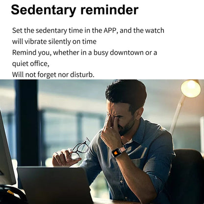 ET210 1.91 inch IPS Screen IP67 Waterproof Silicone Band Smart Watch, Support Body Temperature Monitoring / ECG (Black) by buy2fix