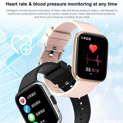 G12 1.7 inch IPS Screen Smart Watch, Support Bluetooth Calling / Body Temperature Monitoring (Black) by buy2fix