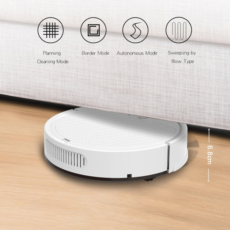 BOWAI OB8S Household Intelligent Path Charging Sweeping Robot (White) - Robot Vacuum Cleaner by buy2fix | Online Shopping UK | buy2fix