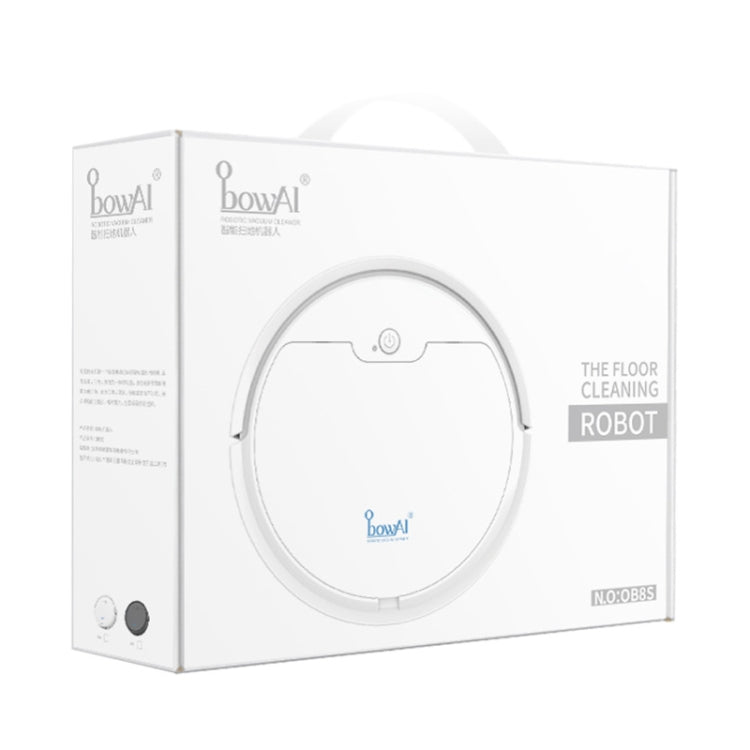 BOWAI OB8S Household Intelligent Path Charging Sweeping Robot (White) - Robot Vacuum Cleaner by buy2fix | Online Shopping UK | buy2fix