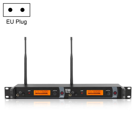 XTUGA IEM1200 Wireless Transmitter Stage Singer Ear Monitor System(EU Plug)