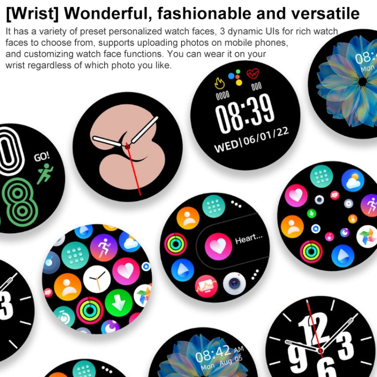 Lokmat T2 Pro 1.28 inch IPS Touch Screen Waterproof Smart Watch, Support Heart Rate / Blood Pressure Monitor (Silver Grey) by buy2fix