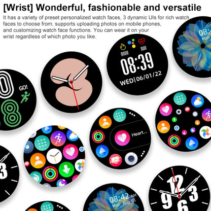 Lokmat T2 Pro 1.28 inch IPS Touch Screen Waterproof Smart Watch, Support Heart Rate / Blood Pressure Monitor (Silver Grey) by buy2fix