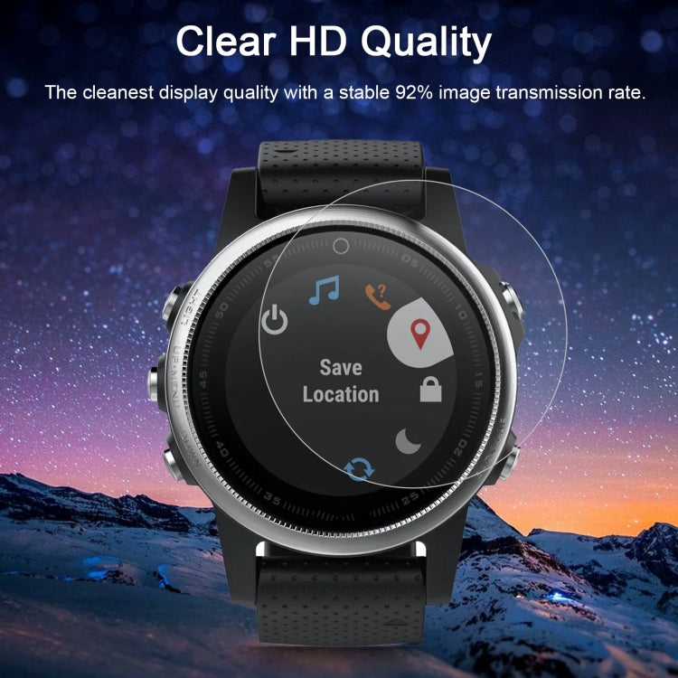 2 PCS ENKAY Hat-Prince for Garmin Fenix 5S Smart Watch 0.2mm 9H Surface Hardness 2.15D Explosion-proof Tempered Glass Screen Film - Screen Protector by ENKAY | Online Shopping UK | buy2fix