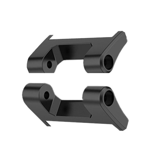 For Amazfit T-Rex / T-Rex Pro / Ares 1 Pair 22mm Metal Watch Band Connector(Black) - Watch Bands by buy2fix | Online Shopping UK | buy2fix