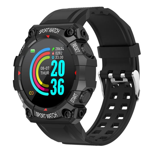 FD68 1.3 inch Color Round Screen Sport Smart Watch, Support Heart Rate / Multi-Sports Mode(Black) by buy2fix
