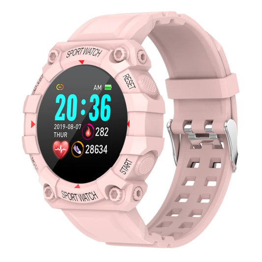 FD68 1.3 inch Color Round Screen Sport Smart Watch, Support Heart Rate / Multi-Sports Mode(Pink) by buy2fix