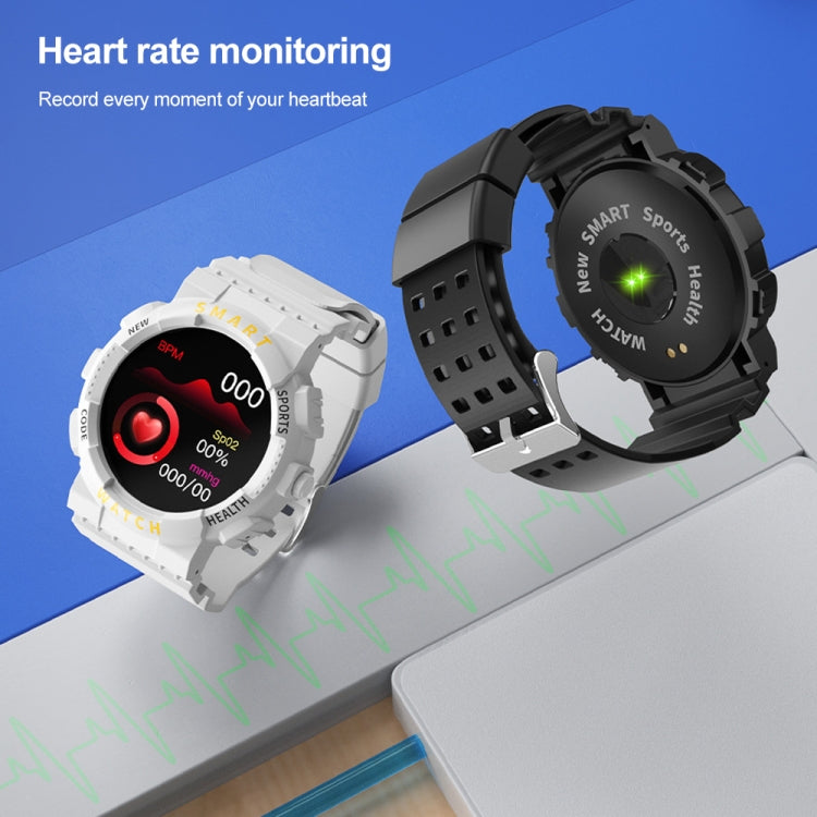 Z19 1.54 inch Color Roud Screen Sport Smart Watch, Support Pedometer Heart Rate Sleep Monitoring(White) by buy2fix