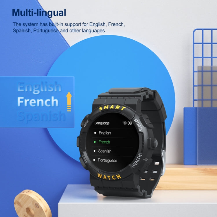 Z19 1.54 inch Color Roud Screen Sport Smart Watch, Support Pedometer Heart Rate Sleep Monitoring(White) by buy2fix