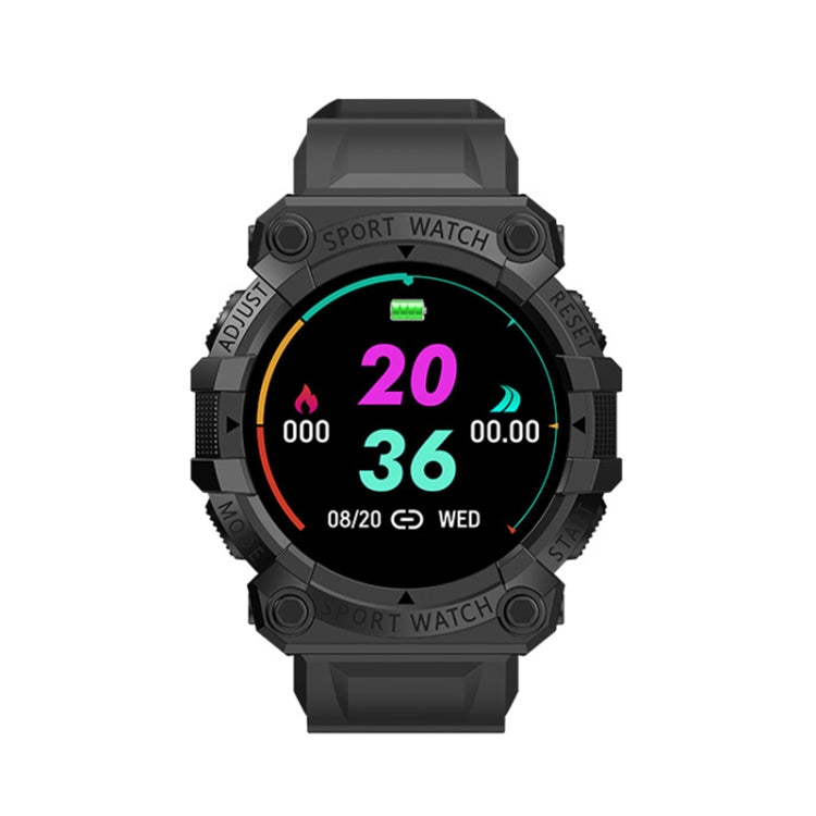 FD68S 1.44 inch Color Roud Screen Sport Smart Watch, Support Heart Rate / Multi-Sports Mode(Black) by buy2fix