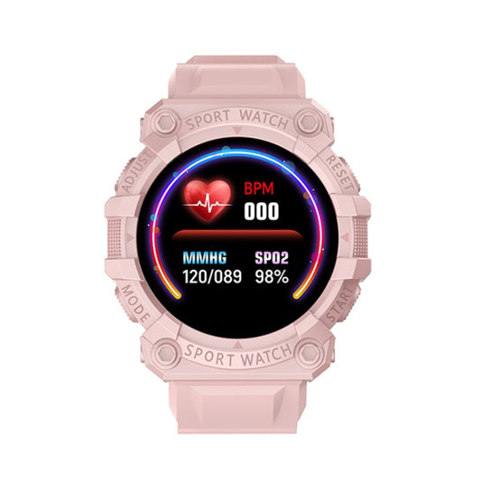 FD68S 1.44 inch Color Roud Screen Sport Smart Watch, Support Heart Rate / Multi-Sports Mode(Pink) by buy2fix