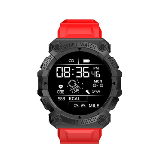 FD68S 1.44 inch Color Roud Screen Sport Smart Watch, Support Heart Rate / Multi-Sports Mode(Red) by buy2fix