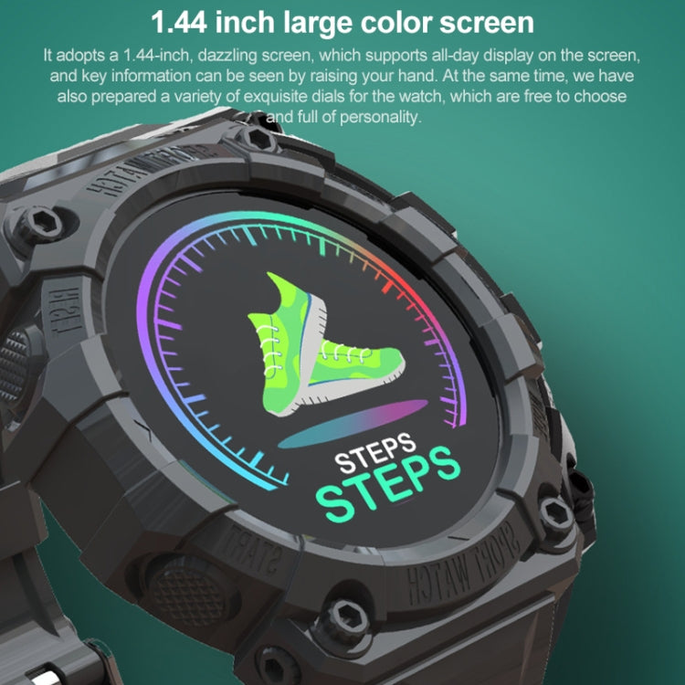 FD68S 1.44 inch Color Roud Screen Sport Smart Watch, Support Heart Rate / Multi-Sports Mode(Black) by buy2fix