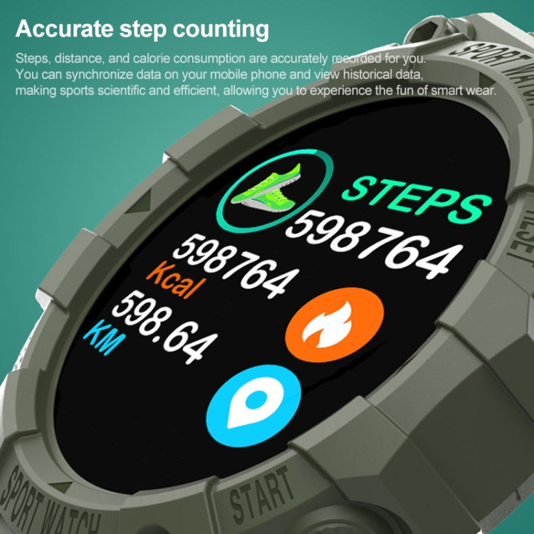 FD68S 1.44 inch Color Roud Screen Sport Smart Watch, Support Heart Rate / Multi-Sports Mode(Black) by buy2fix