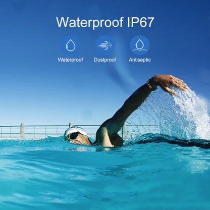 TLW B6 Fitness Tracker 0.96 inch TFT Screen Wristband Smart Bracelet, IP67 Waterproof, Support Sports Mode / Continuous Heart Rate Monitor / Sleep Monitor / Information Reminder(Red) by buy2fix