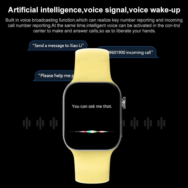 T500+MAX 1.69 inch HD Screen Smart Wristband, Support Bluetooth Calling/Heart Rate Monitoring (Blue) by buy2fix