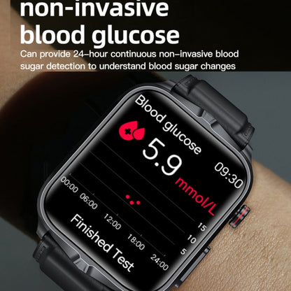 TK11P 1.83 inch IPS Screen IP68 Waterproof Silicone Band Smart Watch, Support Stress Monitoring / ECG (Red) by buy2fix