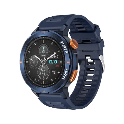 M52 1.43 inch Screen IP68 Waterproof Smart Watch, Support Bluetooth Call / Heart Rate (Blue) by buy2fix