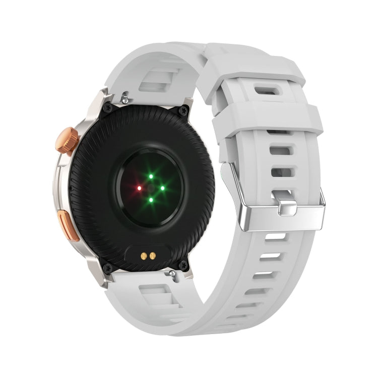 M52 1.43 inch Screen IP68 Waterproof Smart Watch, Support Bluetooth Call / Heart Rate (Silver) by buy2fix