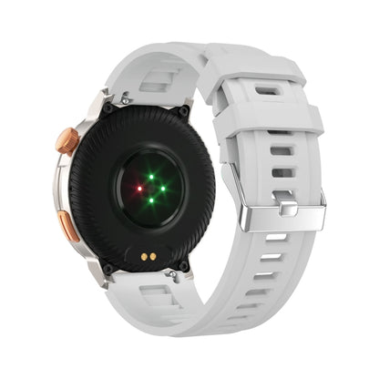 M52 1.43 inch Screen IP68 Waterproof Smart Watch, Support Bluetooth Call / Heart Rate (Silver) by buy2fix