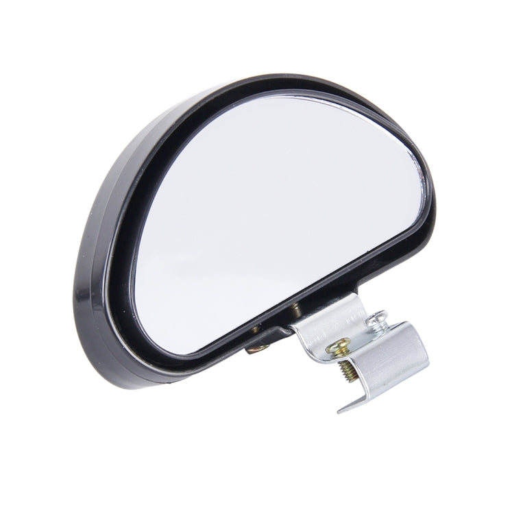 Rear View Blind Spot Mirror Universal Adjustable Wide Angle Auxiliary Mirror(Black) by buy2fix