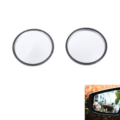 Car Blind Spot Rear View Wide Angle Mirror, Diameter: 5.3cm(Black) by buy2fix