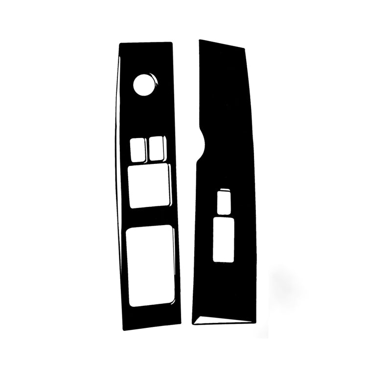 For Nissan 350Z 2003-2005 2pcs Car Window Lift Decorative Sticker, Left Drive - Car Interior Mouldings by buy2fix | Online Shopping UK | buy2fix