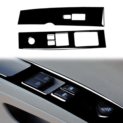 For Nissan 350Z 2003-2005 2pcs Car Window Lift Decorative Sticker, Left Drive - Car Interior Mouldings by buy2fix | Online Shopping UK | buy2fix