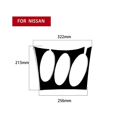 For Nissan 350Z 2003-2009 Car Radio/Air Conditioning Console Sticker, Right Drive - Car Interior Mouldings by buy2fix | Online Shopping UK | buy2fix