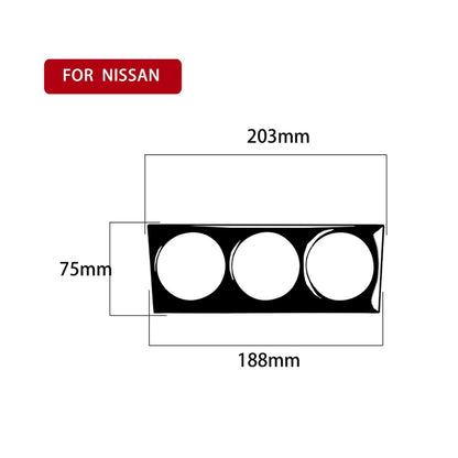 For Nissan 350Z 2003-2009 Car Air Conditioning Adjustment Decorative Stickers, Left and Right Drive Universal - Car Interior Mouldings by buy2fix | Online Shopping UK | buy2fix