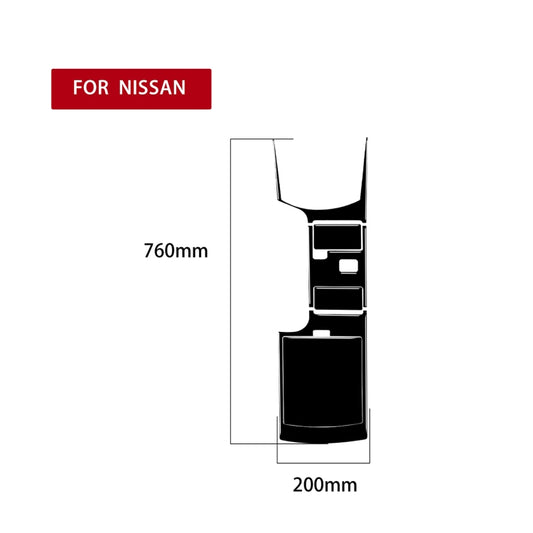 For Nissan 350Z 2003-2005 4pcs Car Central System Control Type B Decorative Stickers, Left and Right Drive Universal - Car Interior Mouldings by buy2fix | Online Shopping UK | buy2fix