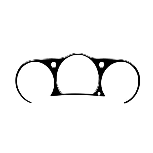 For Nissan 350Z 2003-2009 Car Speedometer Surround Decorative Stickers, Left and Right Drive Universal - Car Interior Mouldings by buy2fix | Online Shopping UK | buy2fix