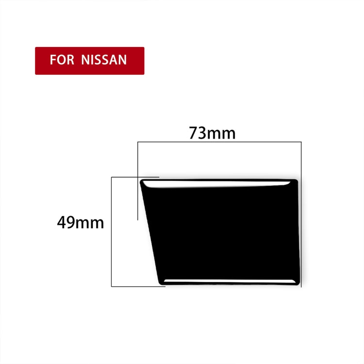 For Nissan 350Z 2003-2009 Car Co-pilot Storage Compartment Lock Decorative Stickers, Left Drive - Car Interior Mouldings by buy2fix | Online Shopping UK | buy2fix
