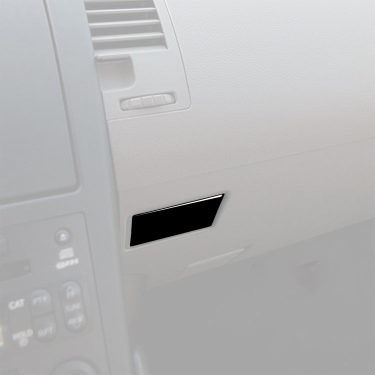 For Nissan 350Z 2003-2009 Car Co-pilot Storage Compartment Lock Decorative Stickers, Left Drive - Car Interior Mouldings by buy2fix | Online Shopping UK | buy2fix