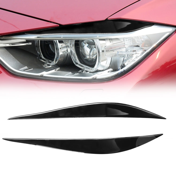 Car ABS Light Eyebrow for BMW 3 Series F30 2012-2018 - Lamp Decoration by buy2fix | Online Shopping UK | buy2fix