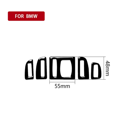 For BMW 5 Series F10 2011-2017 Car Air Outlet Decorative Sticker - Car Interior Mouldings by buy2fix | Online Shopping UK | buy2fix