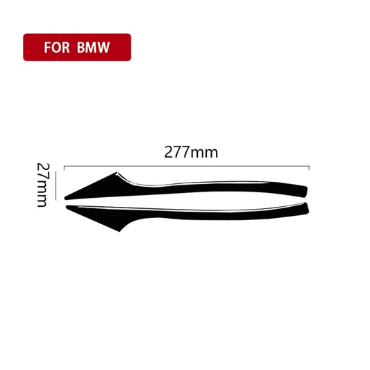 For BMW 5 Series F10 2011-2017 Car Rearview Mirror Bumper Strip Decorative Sticker, Left and Right Drive Universal - Car Interior Mouldings by buy2fix | Online Shopping UK | buy2fix