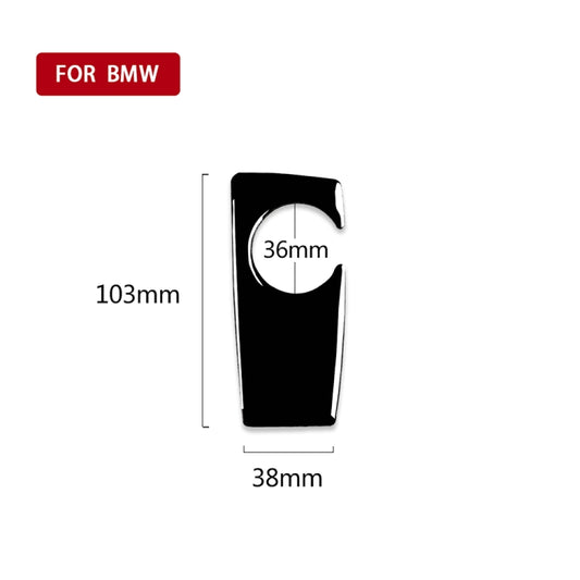 For BMW 5 Series F07 F10 F25 F26 / GT X3 X4 2009-2016 Car Handbrake Below Panel Decorative Sticker, Left Drive - Car Interior Mouldings by buy2fix | Online Shopping UK | buy2fix