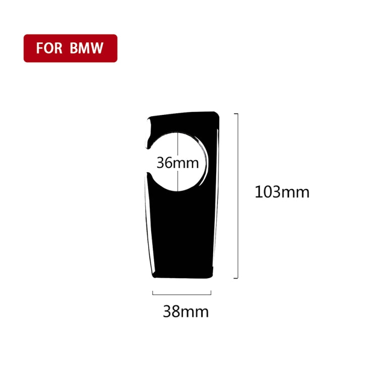 For BMW 5 Series F07 F10 F25 F26 / GT X3 X4 2009-2016 Car Handbrake Below Panel Decorative Sticker, Right Drive - Car Interior Mouldings by buy2fix | Online Shopping UK | buy2fix