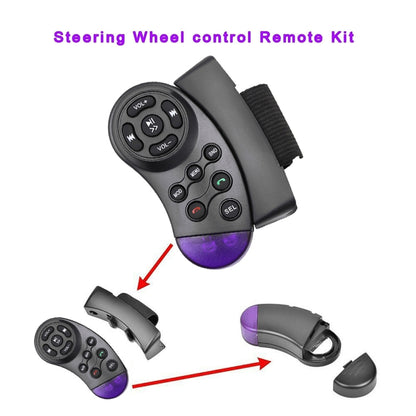 Car 11 Key Multimedia Steering Wheel Remote Controller - Steering Wheel Accessories by buy2fix | Online Shopping UK | buy2fix
