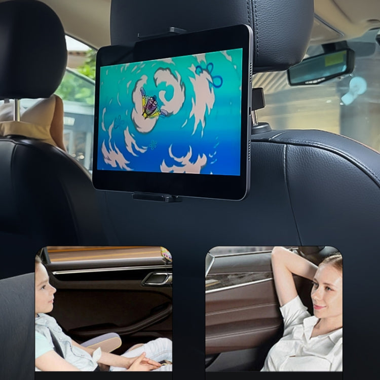 Rear Seat Car Holder Phone Tablet Bracket(Black) by buy2fix