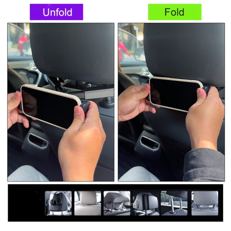Rear Seat Car Holder Phone Tablet Bracket(Black) by buy2fix