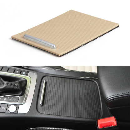 Car Center Console Water Cup Holder Cover Trim for Volkswagen Magotan / CC / Passat, Left Driving(Dark Beige) by buy2fix
